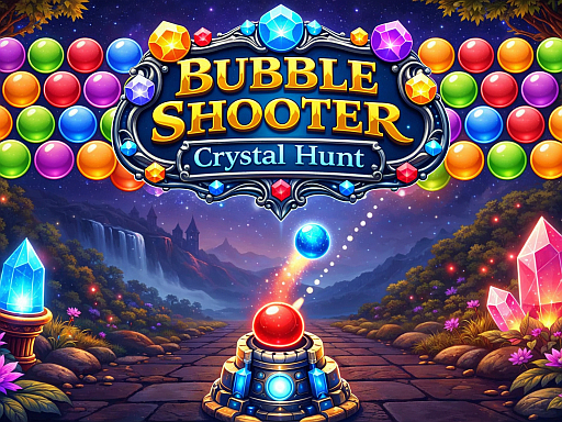 Thumbnail for Bubble Shooter Crystal Hunt